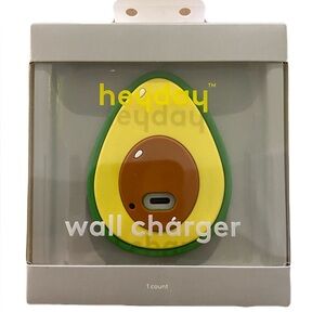 Heyday Avocado Design Wall Charger - Green and Yellow